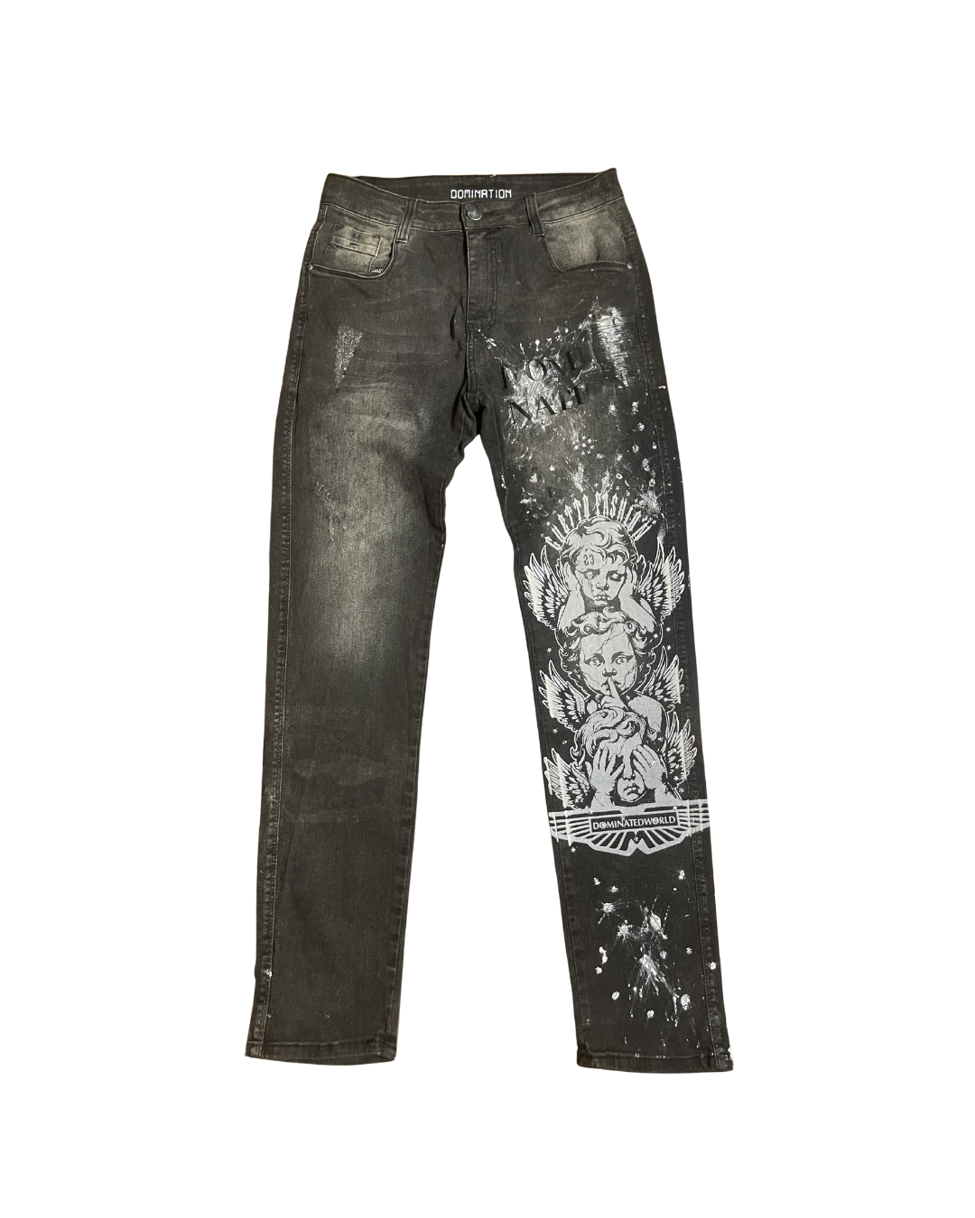 Guetto Fashion Custom Jeans Gray 1 de 1